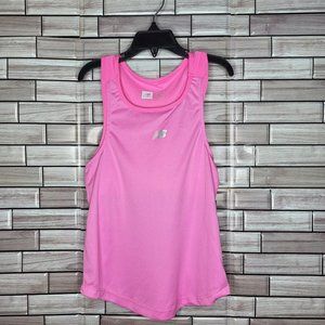 New Girl's NB New Balance Tank Top‎ Pink Sports Bra Size Small 7/8 Athleisure